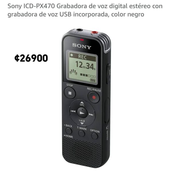 GRABADORA DE VOZ DIGITAL